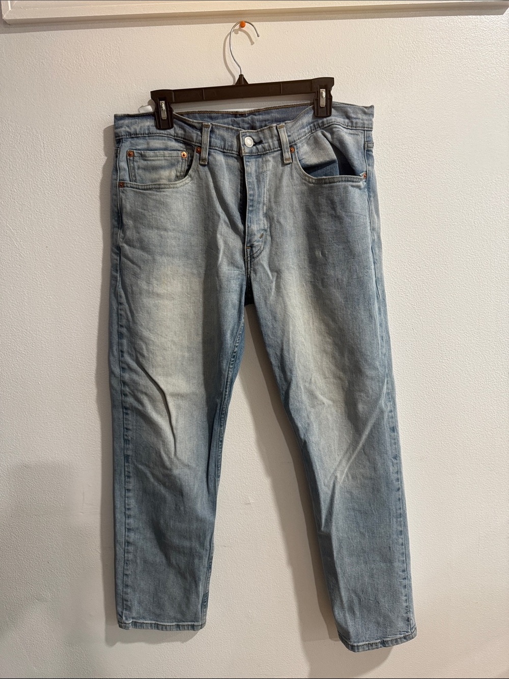 Levi's Men's Light Blue Straight-Leg Jeans